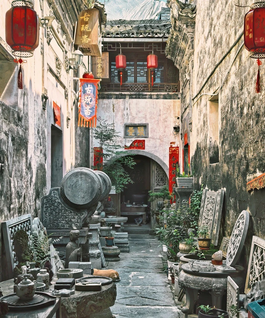 西递古村